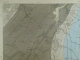 Edinburghshire, 13 (1861)1:10,560 scale OS basemap 1854. Covers Bonnyrigg and Borthwick. Colour washed engraving