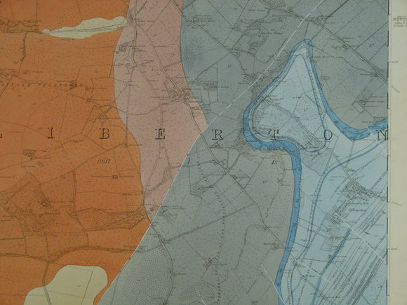 Edinburghshire,  6. (1864)1:10,560 scale OS basemap 1855. Covers south of Edinburgh, including Slateford and Gilmerston. Colour washed engraving