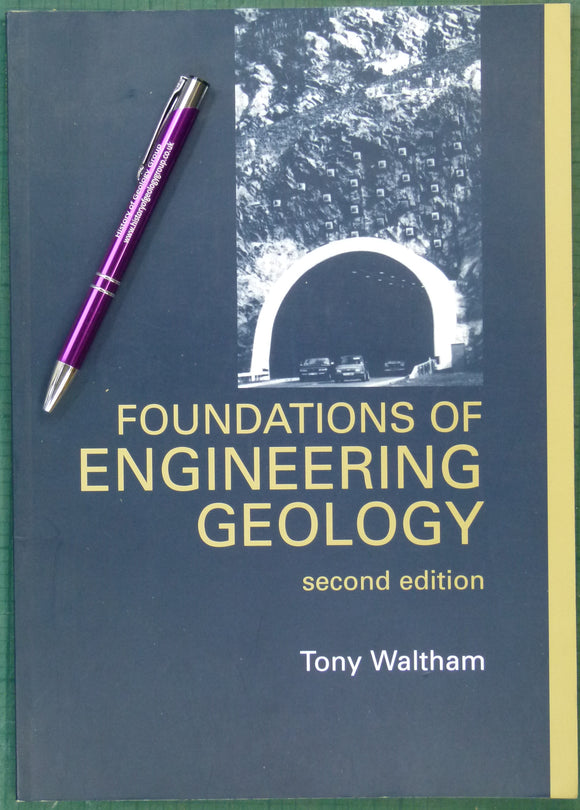 Waltham, Tony (12002). Foundations of Engineering Geology. London: Spon Press, 2nd edition,   92pp. Paperback