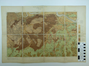 London District Sheet 4. 1” (1904). South East London, base map 1904, geologically surveyed 1903. 1:63,360 scale. Colour print.