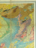 Jacquot and Michel-Lévy (1889). Carte Géologique de la France. Paris: Baudry et Cie. for Service Géologique de la France. First edition. Scale 1:1,000,000. Colour