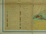 Jacquot and Michel-Lévy (1889). Carte Géologique de la France. Paris: Baudry et Cie. for Service Géologique de la France. First edition. Scale 1:1,000,000. Colour