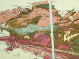 Jacquot, A-E., and Michel-Lévy, A. et al. (1889). Carte Géologique de la France. Paris: Baudry et Cie. for Service Géologique Scale 1:1,000,000. Colour heliogravure