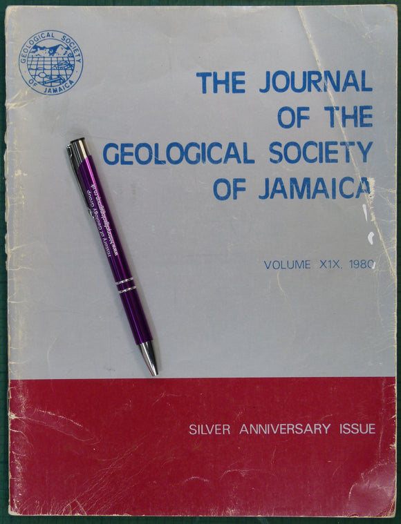 Robinson, Eric and Gentles, H. (1980). ‘the Geological Society of Jamaica’ in The Journal of the Geological Society of Jamaica – Silver Anniversary Issue.