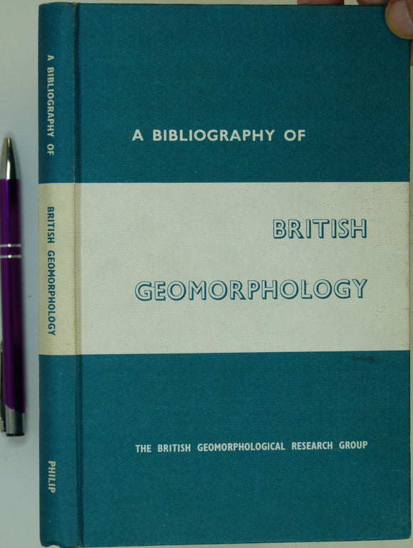 Clayton, Keith M. (ed) (1964). A Bibliography of British Geomorphology. London: George Philip & Son. 211 +x pp. 1st