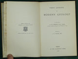 Green, A.H. (1884). First Lessons in Modern Geology. Oxford: Clarendon Press, 1st edition, viii + 212 pp. Hardback presentation copy