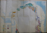 Greenland. Tectonic / Geological Map of Greenland (1970). Geological Survey of Greenland. Folded colour printed map, 1:2,500,000