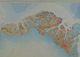 Greenland (c1970).Quaternary Map of Greenland. Copenhagen: Geological Survey of Greenland, 1:2,500,000 scale. 112 x 83cm. Linen-backed colour print