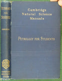 Harker, Alfred (1895). Petrology for Students: an Introduction to the Study of Rocks under the Microscope. &nbsp;Cambridge: