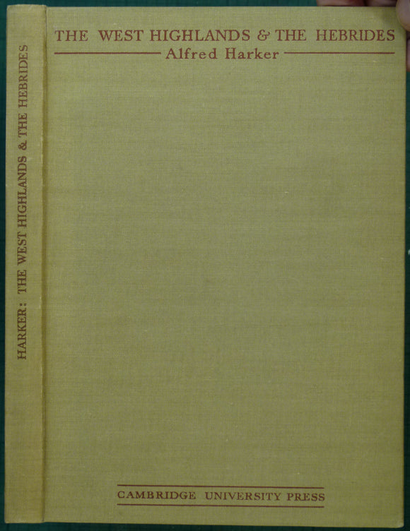 Harker, A. (1941) The West Highlands and the Hebrides; a Geologist’s Guide for Amateurs. Cambridge University Press, 1st edition