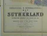 Heddle, H. Forster (1881). Geological and Mineralogical Map of Sutherland. [Edinburgh:] W. &amp; A.K. Johnston