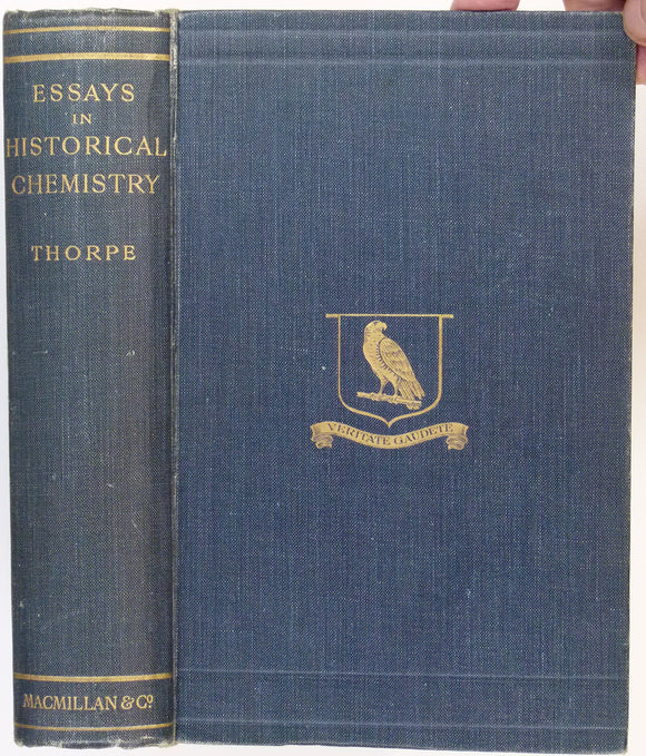 Thorpe, Edward (1923). Essays in Historical Chemistry. London: MacMillan, 3<sup>rd</sup> 601 pp. Reprint of 3<sup>rd</sup> edition of 1911. First published 1894.