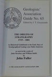 Fuller, John (2004). The Origins of Stratigraphy; 1719 - 1801. London Geologists’ Association, Guide No. 65.