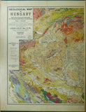 Loczy, Louis, and Papp, Charles. (1922). Geological Map of Hungary and the Adjacent Regions of the Neighbouring Countries. Budapest: Hungarian Geographical Society