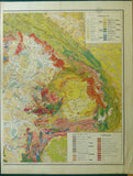 Loczy, Louis, and Papp, Charles. (1922). Geological Map of Hungary and the Adjacent Regions of the Neighbouring Countries. Budapest: Hungarian Geographical Society