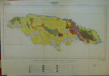 Jamaica (1958). Jamaica, Geology. Directorate of Overseas Surveys (Geology) 1099. Provisional edition. 1:250,000 scale, 74 x 104cm. Colour lithograph. In very good condition.
