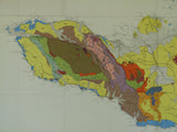 Jamaica (1958). Jamaica, Geology. Directorate of Overseas Surveys (Geology) 1099. Provisional edition. 1:250,000 scale, 74 x 104cm. Colour lithograph. In very good condition.
