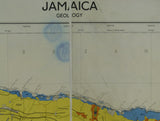 Jamaica (1958). Jamaica, Geology. Directorate of Overseas Surveys (Geology) 1099. Provisional edition. 1:250,000 scale, 73 x 100cm. Colour lithograph. In good condition.