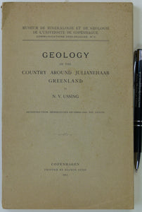 Ussing, N.V. (1911). Geology of the Country Around Julianehaab, Greenland. Reprint from Meddelelser om Grønland. v.38. Copenhagen: