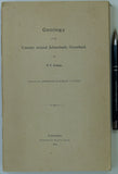 Ussing, N.V. (1911). Geology of the Country Around Julianehaab, Greenland. Reprint from Meddelelser om Grønland. v.38. Copenhagen: