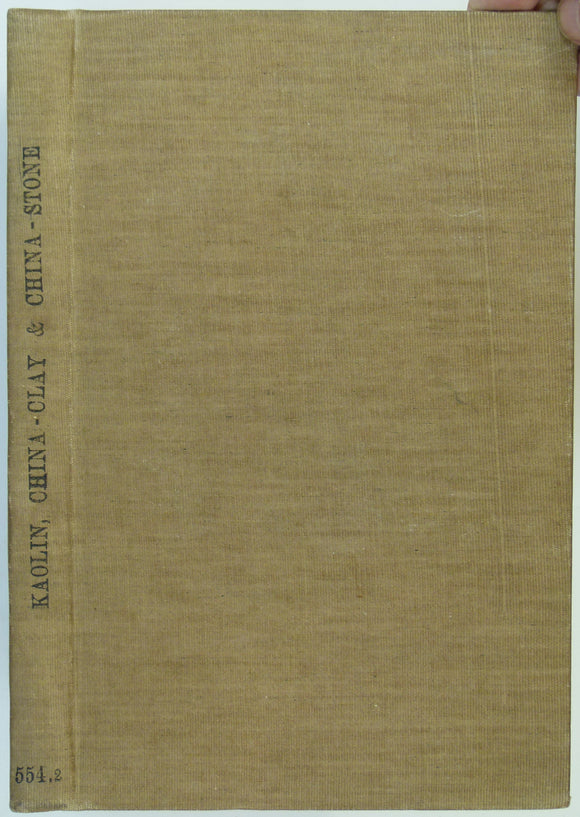 Howe, J.A. (1914). <em>A Handbook to the Collection of the Kaolin, China-Clay and China-Stone in the Museum of Practical Geology</em>. London: HMSO,