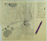 Kenya&nbsp;(1948). Shackleton, R. M. ‘Geological Map of Kahera Hill and Kathwanga’ in ‘A Contribution to the Geology of the Kavirondo Gulf Rift [Western Kenya]’ an extract