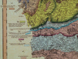 Kent. William Smith's Geological Map of Kent, 1819. REPRODUCTION.