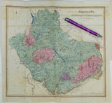 H&ASS. Kirkcudbrightshire (1843). Cunningham, R.J.H. Geognostical Map of the Stewartry of Kirkcudbrightshire, in ‘Geognostical Description