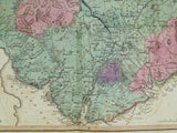 H&ASS. Kirkcudbrightshire (1843). Cunningham, R.J.H. Geognostical Map of the Stewartry of Kirkcudbrightshire, in ‘Geognostical Description