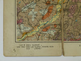 London, Geological Map of London District (1927). Geological Survey of England & Wales. One inch scale (1:63,360). Colour printed,
