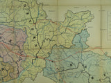 Binnie, A.R. (1894). Plan to Accompany Report on the Available Sources of Water Supply for London. London County Council. Hand coloured lithograph,