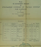 Binnie, A.R. (1894). Plan to Accompany Report on the Available Sources of Water Supply for London. London County Council. Hand coloured lithograph,