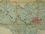 Binnie, A.R. (1894). Plan to Accompany Report on the Available Sources of Water Supply for London. London County Council. Hand coloured lithograph,
