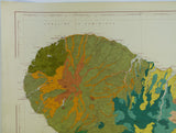 Martinique (1958). Carte Géologique du Dépt. de la Martinique.  1:50,000 scale, 2 colour lithographed sheets – North and South