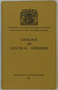 Sheet memoir  14  (1949). Geology of Central Ayrshire. Eyles, VA and MacGregor, AG. Edinburgh: Geological Survey of Scotland