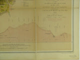 France. Viollet-le-Duc, E. (1876). Le Massif du Mont Blanc. &nbsp;Paris: J. Baudry. Scale 1:40,000. Colour lithographed topographic map, 122 x 103 cm, mounted on linen folded between marbled card covers