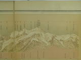 France. Viollet-le-Duc, E. (1876). Le Massif du Mont Blanc. &nbsp;Paris: J. Baudry. Scale 1:40,000. Colour lithographed topographic map, 122 x 103 cm, mounted on linen folded between marbled card covers