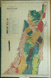 Israel (1939). Geological Map of Palestine. Jaffa: Survey of Palestine, 1: 250,000 scale. Colour lithograph