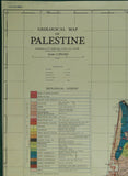 Israel (1939). Geological Map of Palestine. Jaffa: Survey of Palestine, 1: 250,000 scale. Colour lithograph