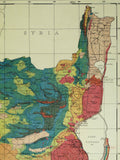 Israel (1939). Geological Map of Palestine. Jaffa: Survey of Palestine, 1: 250,000 scale. Colour lithograph