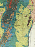 Israel (1939). Geological Map of Palestine. Jaffa: Survey of Palestine, 1: 250,000 scale. Colour lithograph