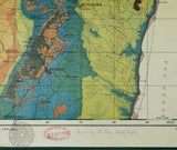 Israel (1939). Geological Map of Palestine. Jaffa: Survey of Palestine, 1: 250,000 scale. Colour lithograph