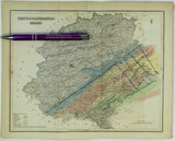 H&ASS. Perthshire (1841). Buist, George. [Geological Map of] Perth and Clackmannan Shires, in ‘Outline of the Geology of&nbsp; the South-East District &nbsp;of Perthshire’,