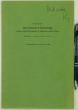 Porter, Roy (1980). ‘The Terraqueous Globe’ and offprint from The Ferment of Knowledge; Studies in the Historiography of Eighteenth-century Science