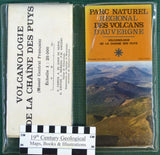 Volcanologie de la Chaine des Puys, Massif Central Francais,[Carte de]. (1975). Paris: Institute Gèographique National. Colour printed map at 1:25.000