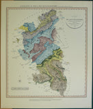 Smith, William. (1820) REPRO Geological Map of Buckinghamshire. 1974 reproduction by  the Natural History Museum. Full size 64 x 54.5cm
