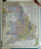 Smith, William. (1820). REPRO Geological Map of England and Wales. Reproduction by British Geological Survey. 87 x 66 cm (original size)