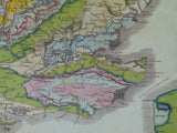 Smith, William. (1820). REPRO Geological Map of England and Wales. Reproduction by British Geological Survey. 87 x 66 cm (original size)
