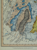 Smith, William (1819) REPRO Geological Map of Gloucestershire. 1974 reproduction by  the Natural History Museum. Full size 64 x 54.5cm
