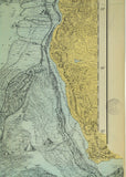 South Atlantic (1961). Heezen, Bruce C. and Tharp, Marie. Physiographic Diagram of the South Atlantic Ocean. Together with printed notes.